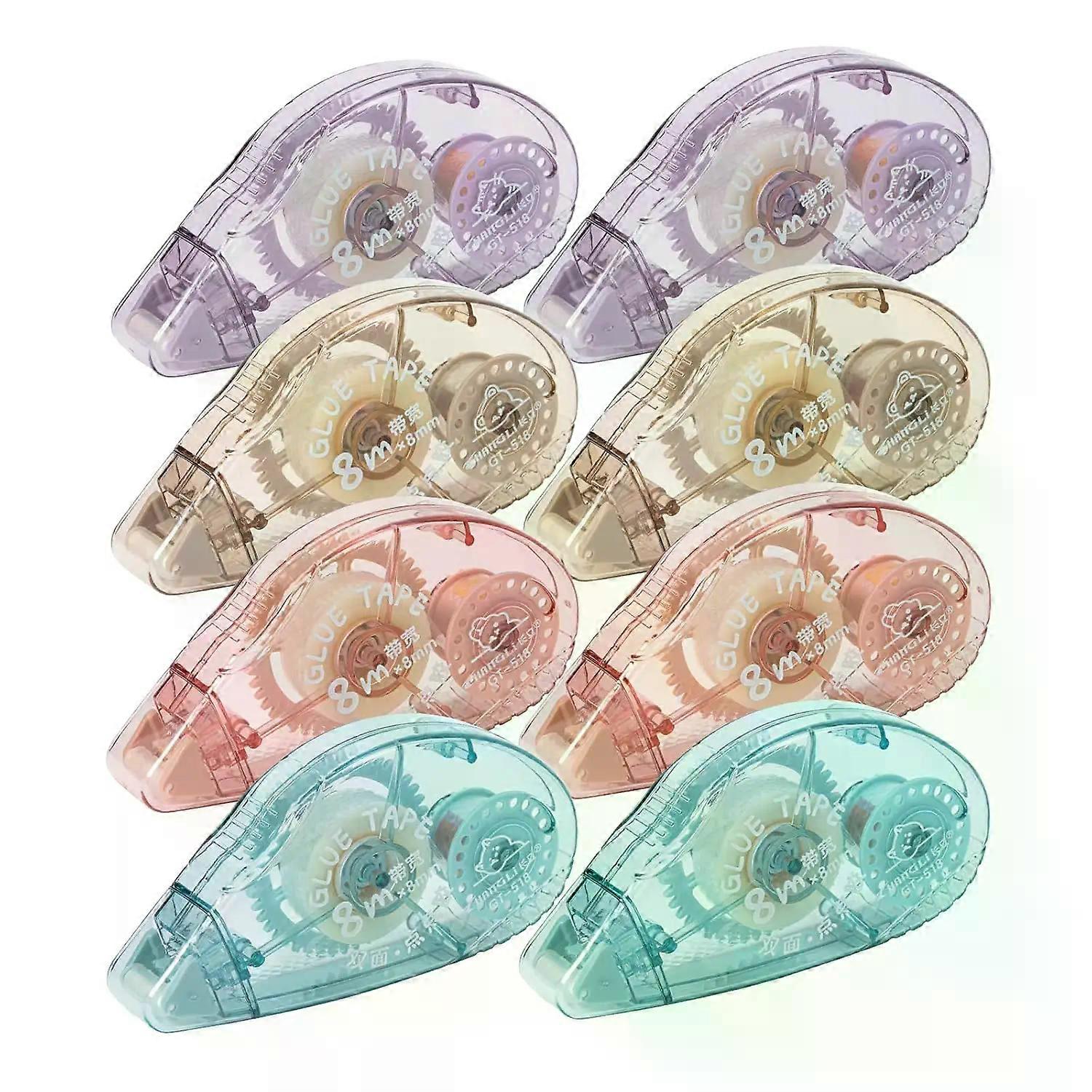 4 packs of double-sided tape rollers, scrapbooking supplies, craft tape rollers, scrapbooking double-sided tape rollers