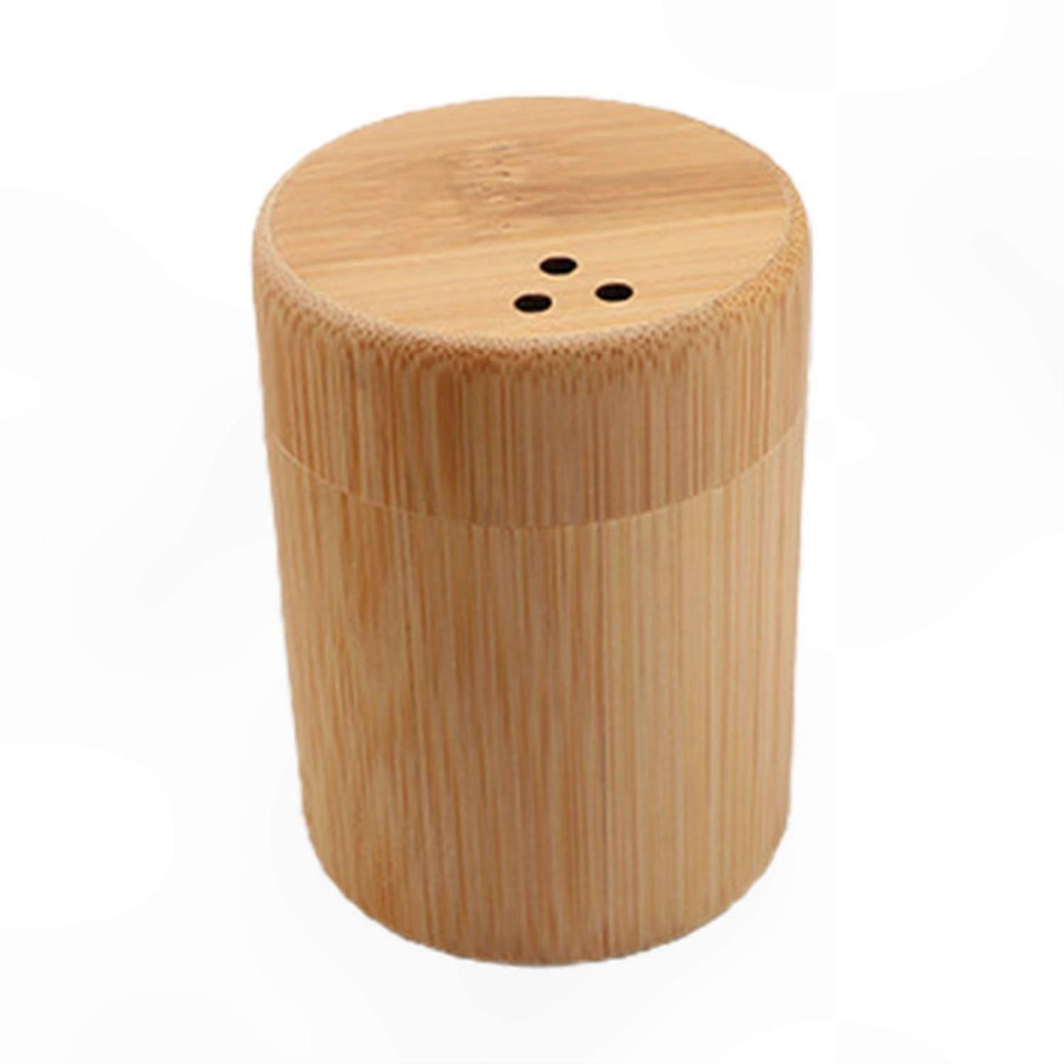 Bamboo Toothpick Holder with Lid Dustproof