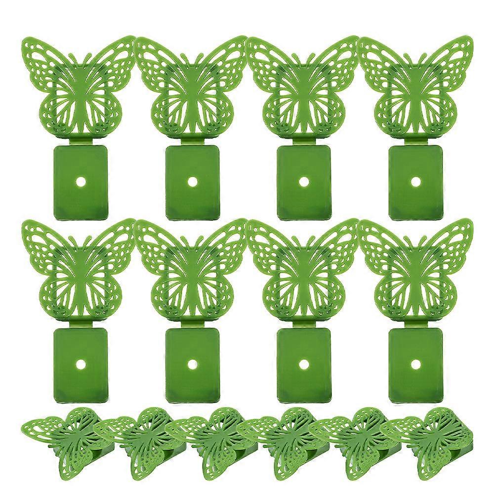 Plastic Trellis Clips for Climbing Plants with Self-Adhesive Design 20Pcs