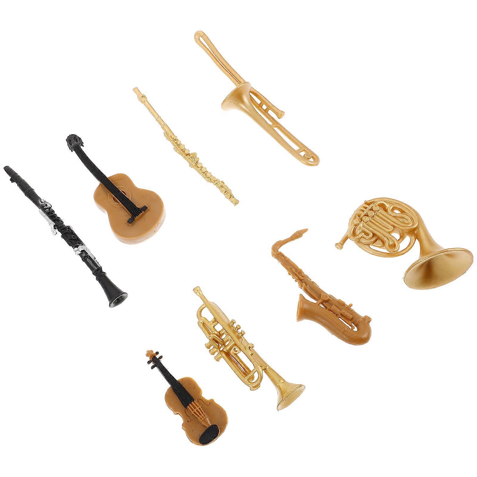 Mini Instrument Model Set for Decor 1Set Detailed Miniature Instrument Models