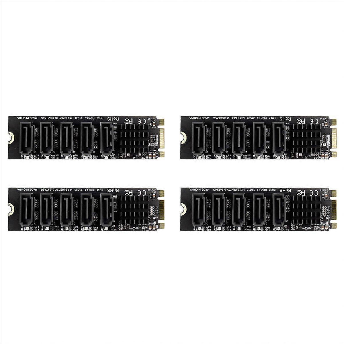 M.2 NGFF B-Key SATA Change 5 Port Expansion Card 6Gbps Expansion Card