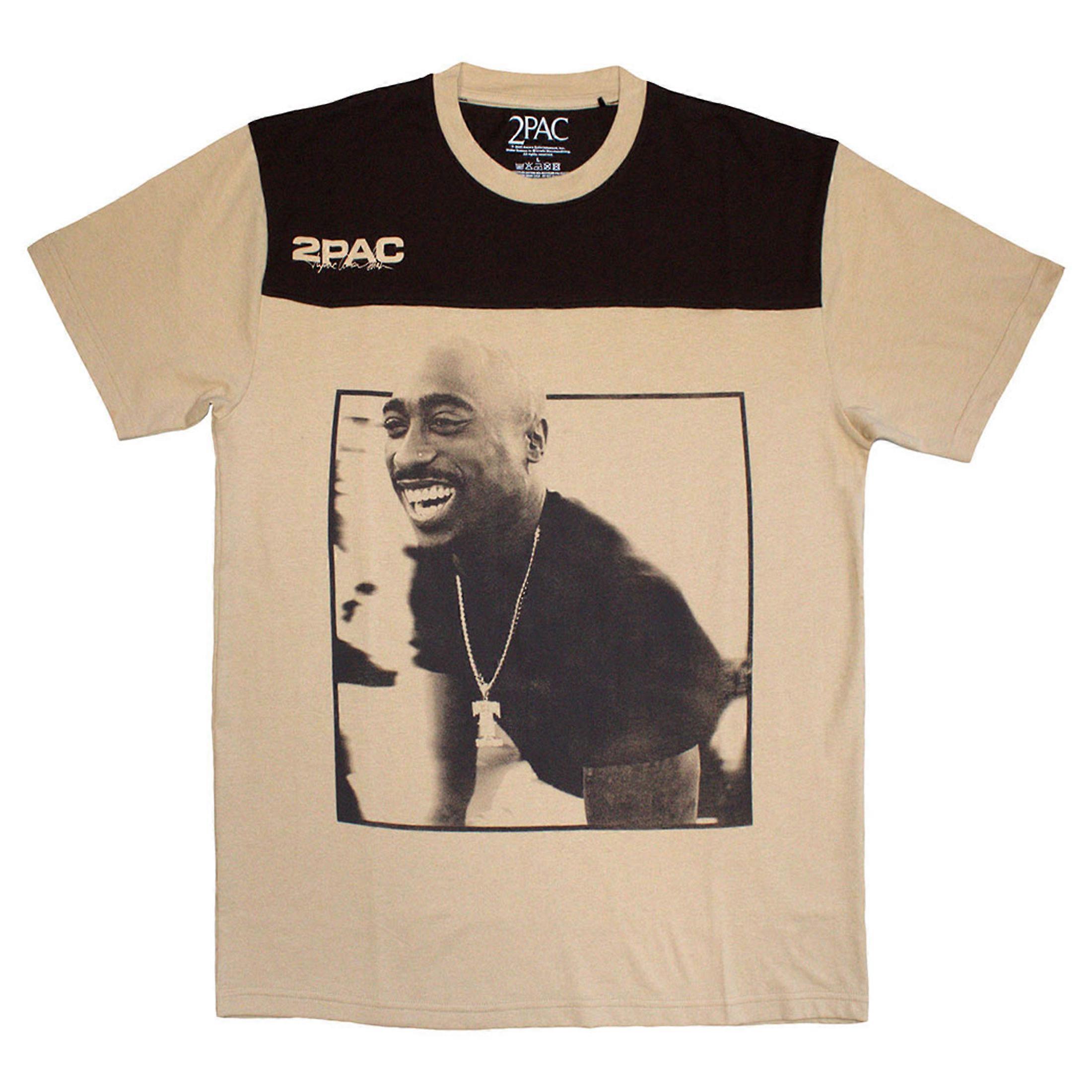 Tupac Colour Block T Shirt