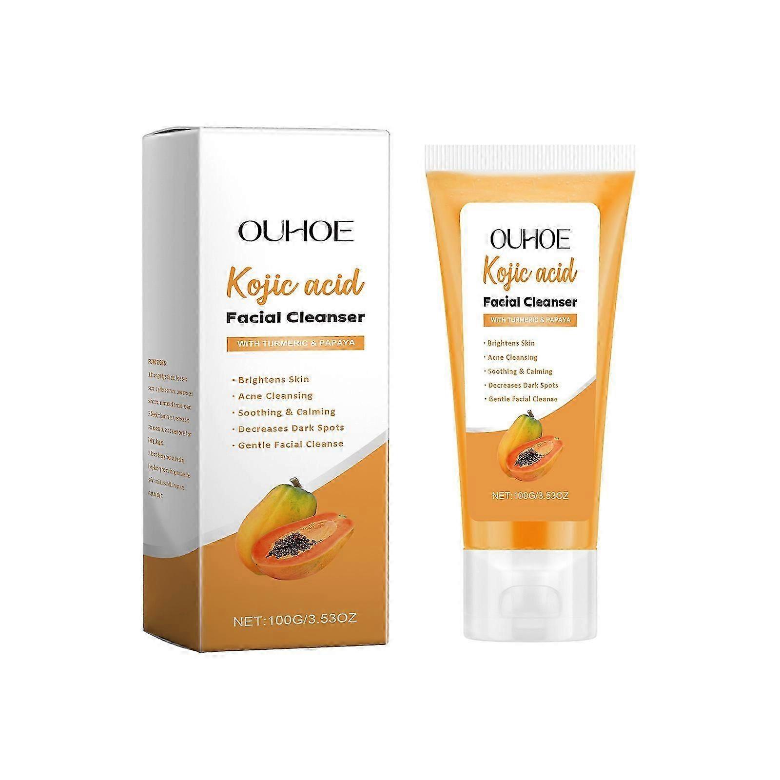 papaya cleanser contains chamomile extract, lemon extract