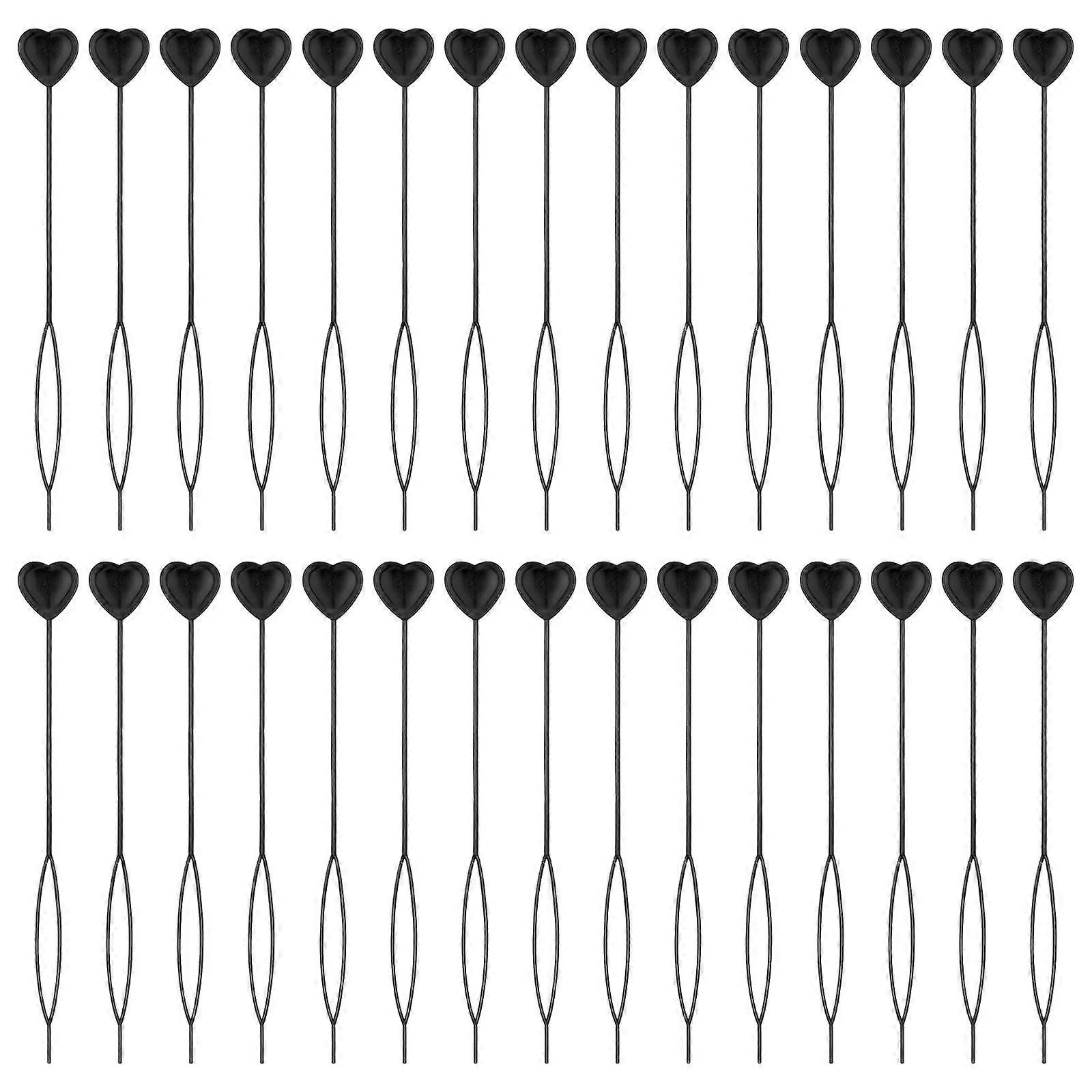 30 Pcs Hair Beading and Braiding Tool Set for Quick Beads, Styling and Ponytails