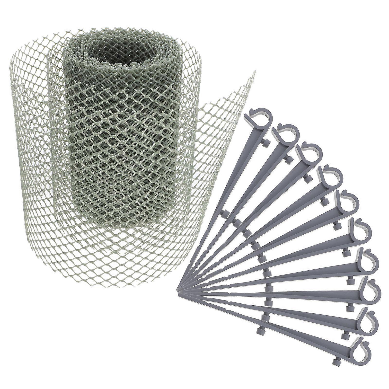 Gutter Gate PVC Material For Home Maintenance Versatile Application 1Set