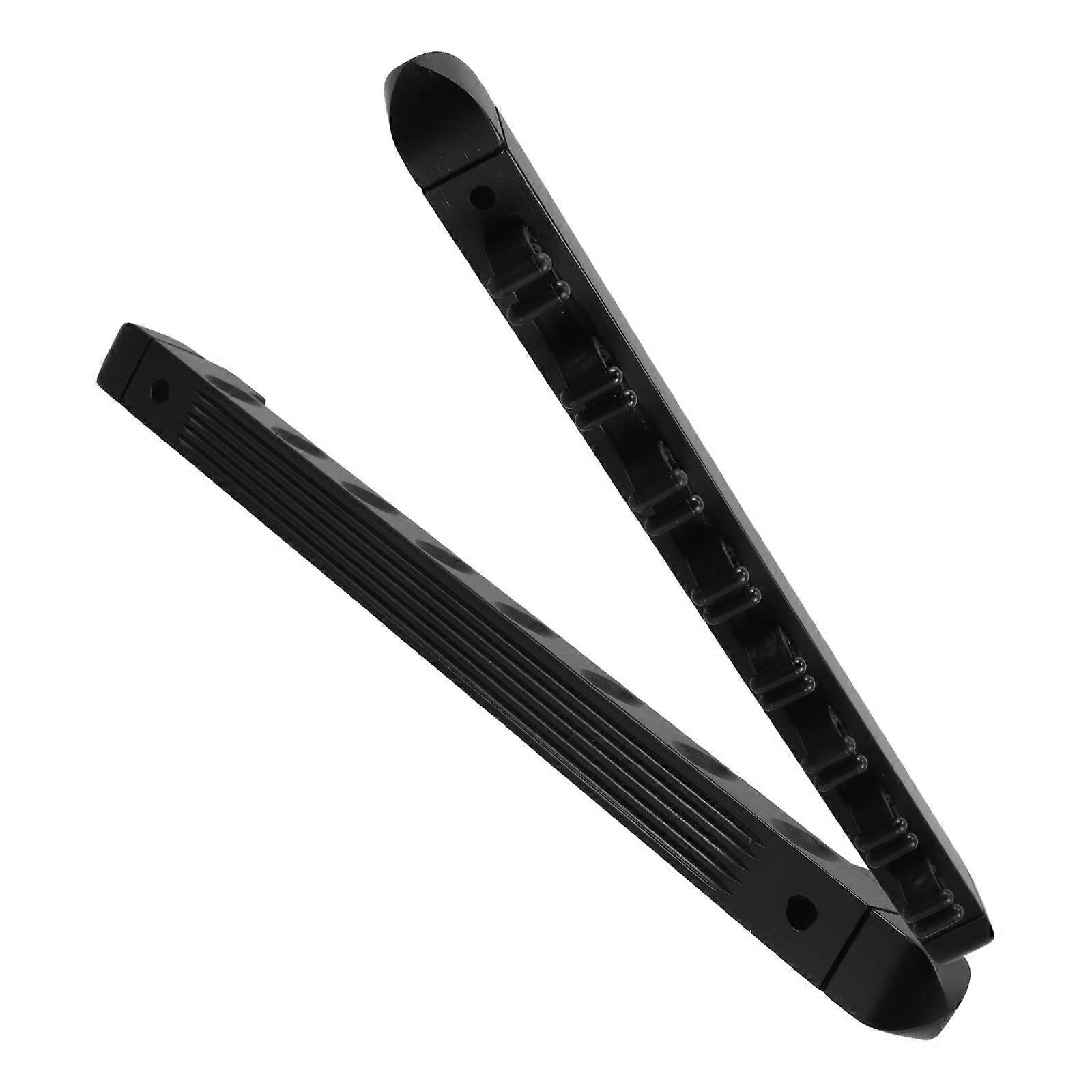 Billiards Pool Cue Holder Wood Rack for Home Use 4Pcs Roman Style Mount