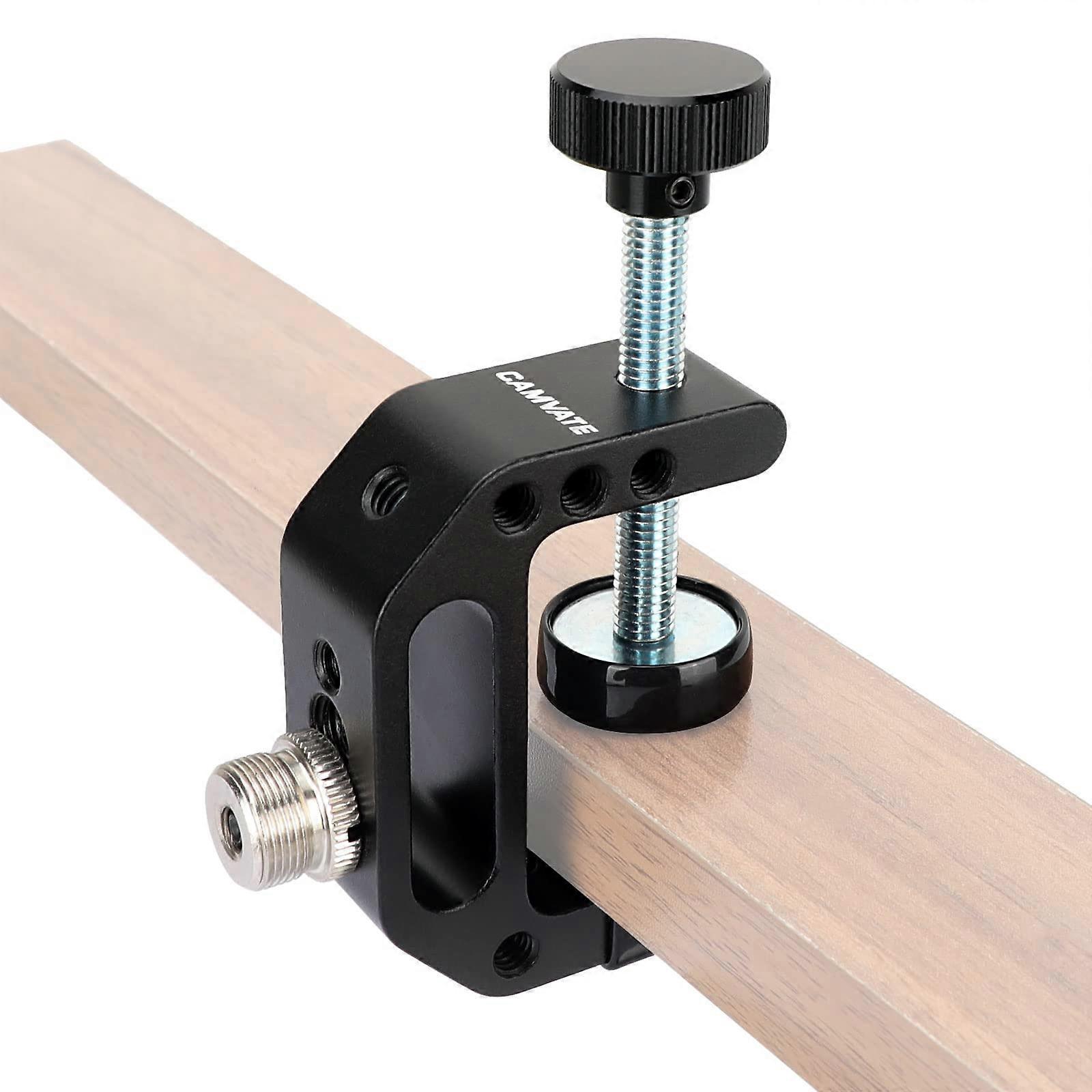 HeavyDuty Microphone Clamp with 5/8'27 Thread for Secure Mounting on Studio and Stage