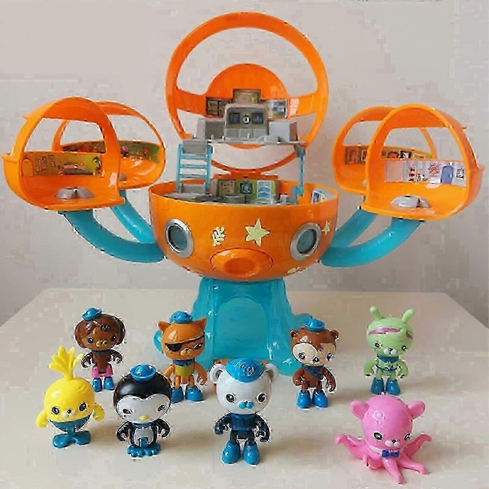 2025 Octonauts Octopod Castle Adventure Playset With 8 Action Figures (barnacles, Peso, Kwazii More) - DX