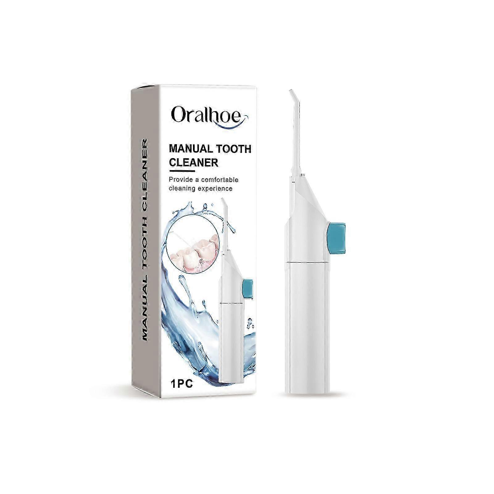 Manual Water Flosser - Gentle, Portable, Easy Oral Hygiene & Odor Removal