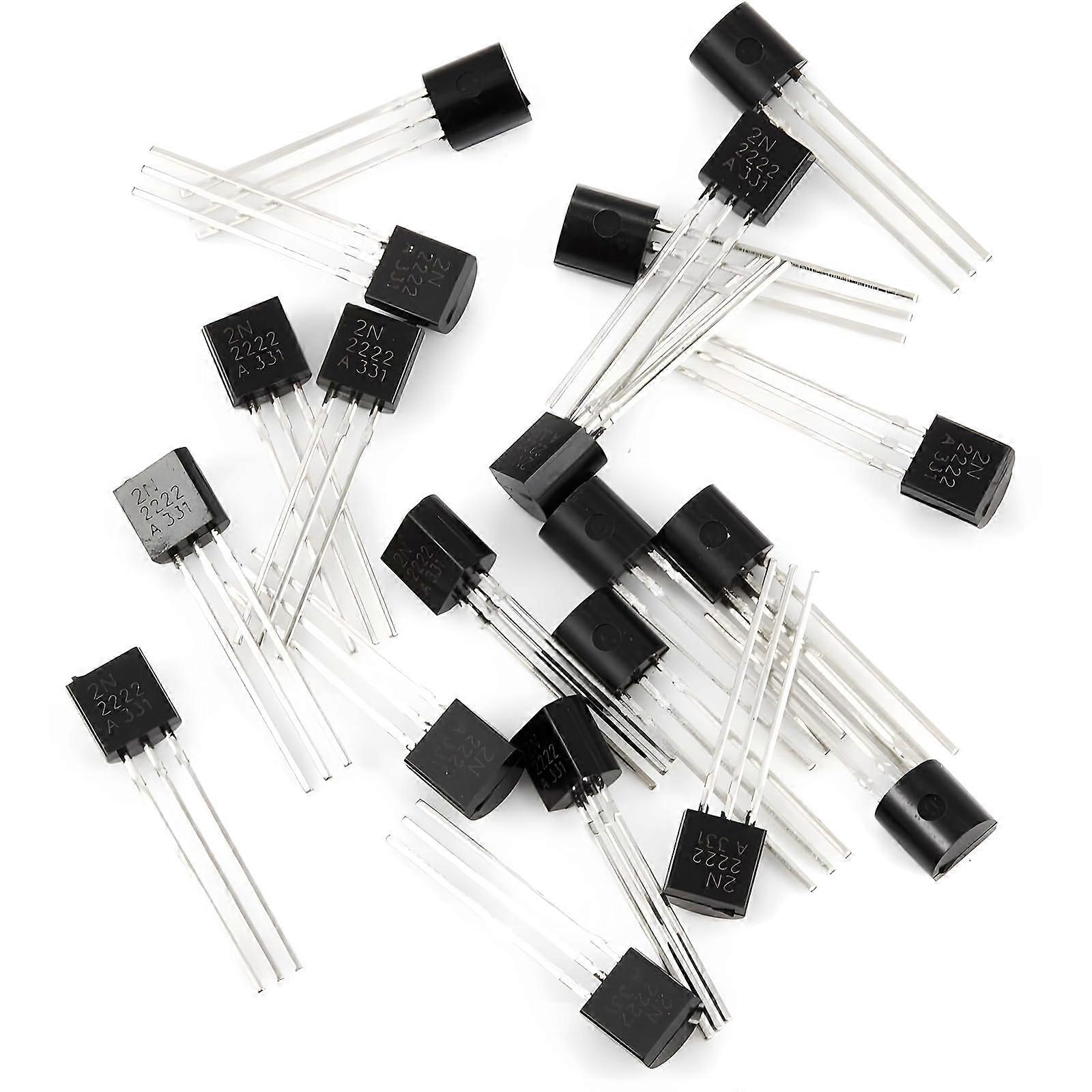 Transistor Assortment Kit 100 Piece Mixed NPN PNP 20 Value Small Signal Set for Prototyping