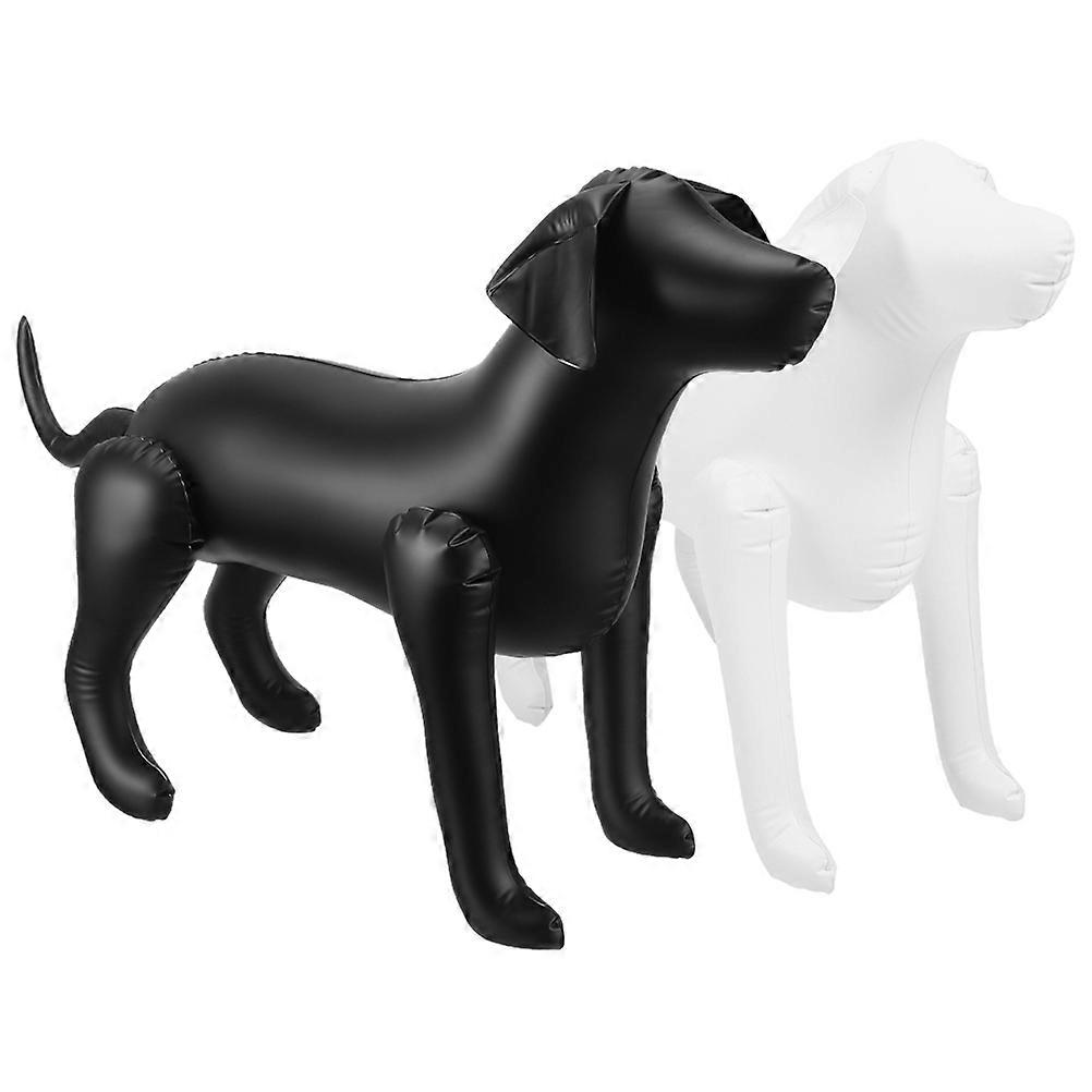 Dog Mannequins Inflatable for Display 8Pcs Standing Model PVC Material