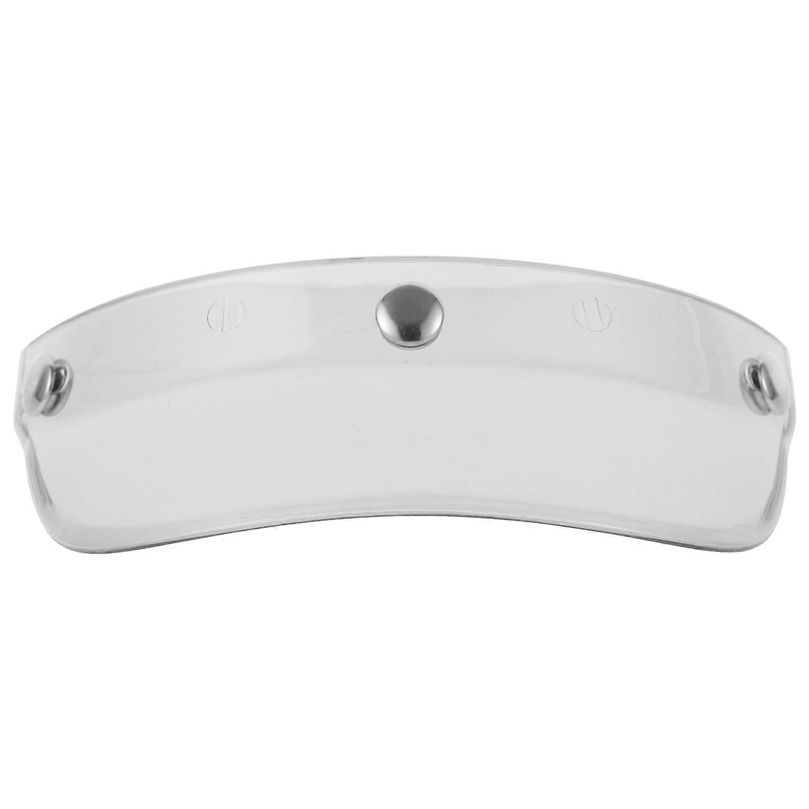 Sun Visor Motorcycle Visor Replacement with Three-Button Attachment