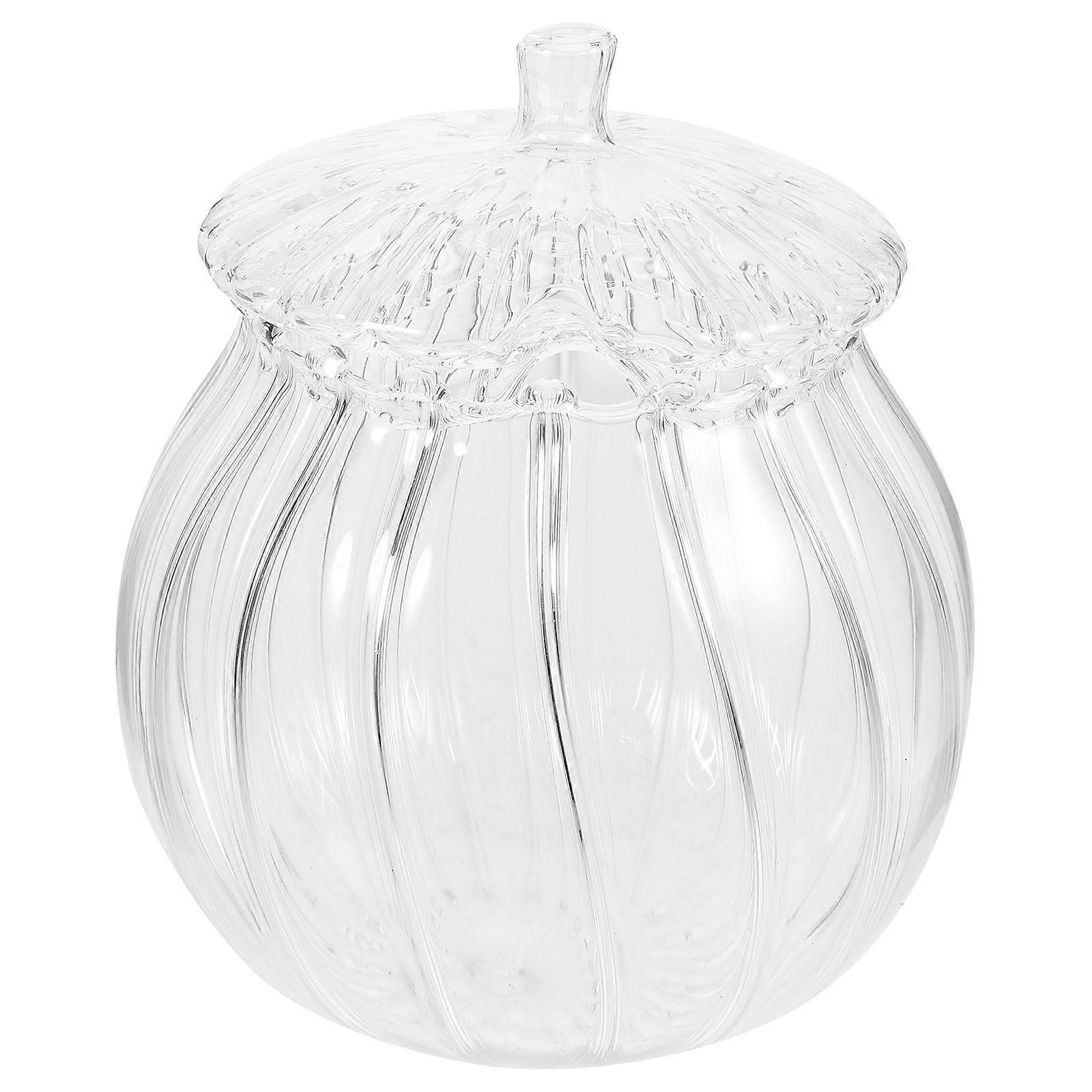 Glass Container for Storage Use with Transparent Appearance