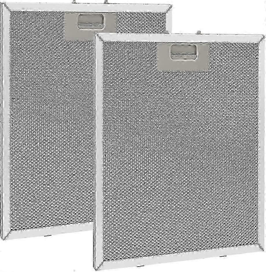 AntiGrease Washable Aluminum Metal Grease Filter 320x260mm Mesh for Kitchen Hoods Silver Hwy