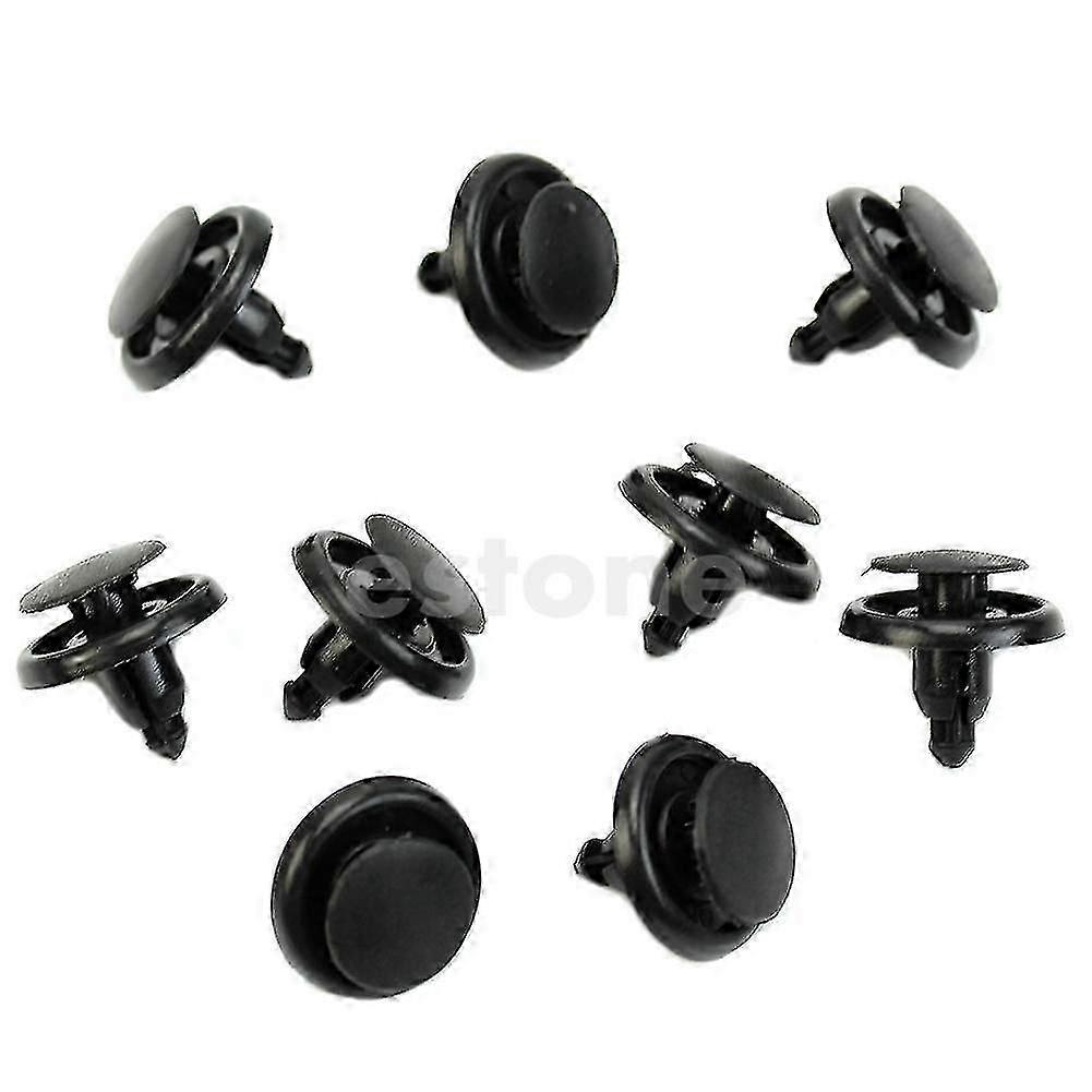 10pcs 7mm Rivet Fasteners Push Retainers Hood Bumper Clips
