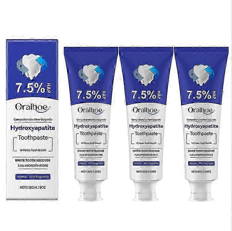 2025 1-3PCS 7.5% Hydroxyapatite Toothpaste, Hidroxiapatita Toothpaste for Enamel