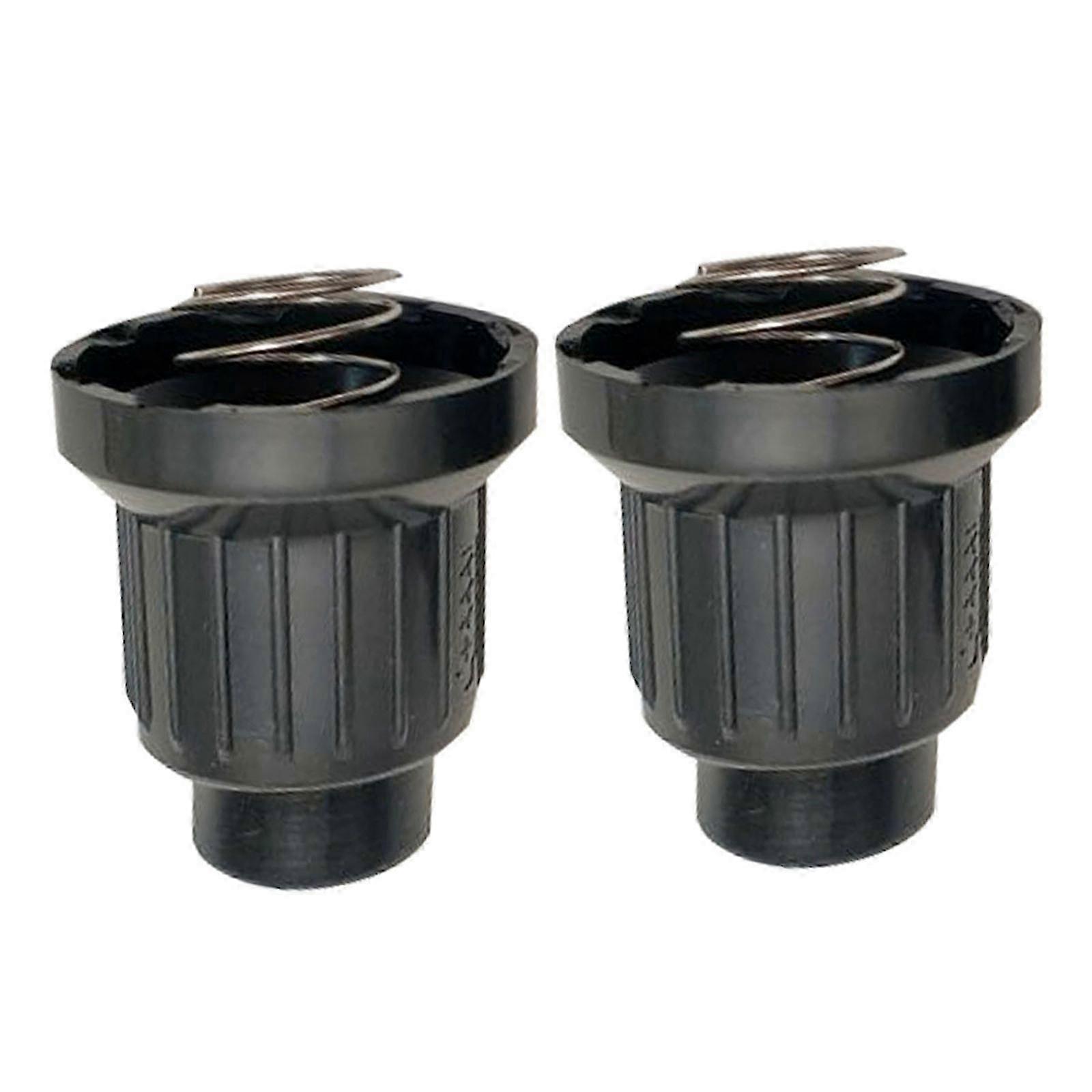 2Pcs Grill Ignition Caps Kits Push Button Igniters Replacement with Spring Mechanism Practical Spark Generator Knob