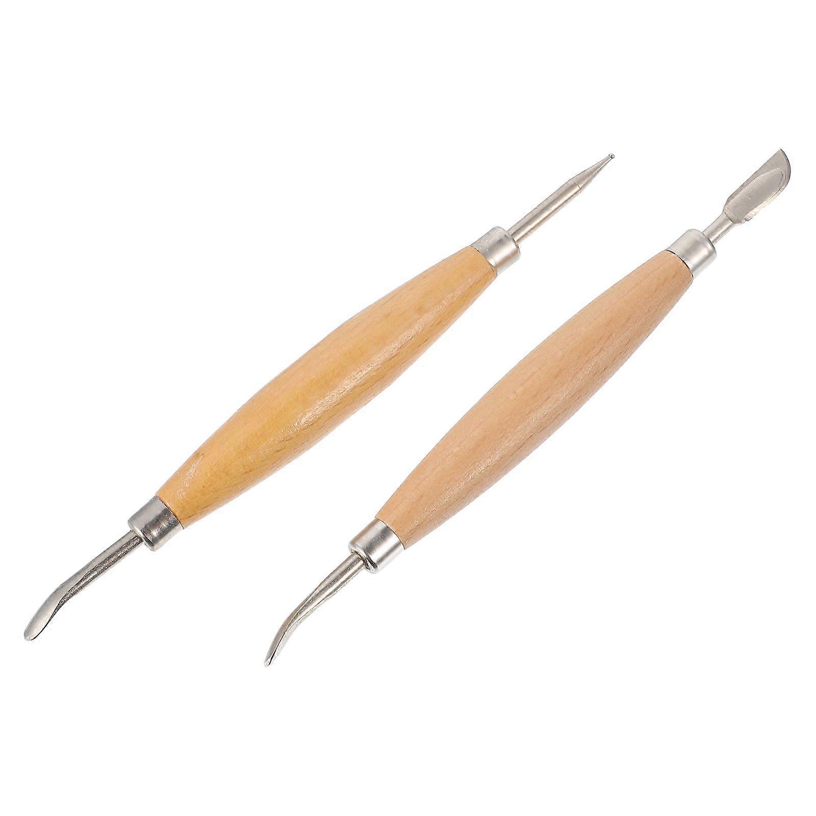 Tools for Craft Use Pottery Clay Modelling Tools 2Pcs Set
