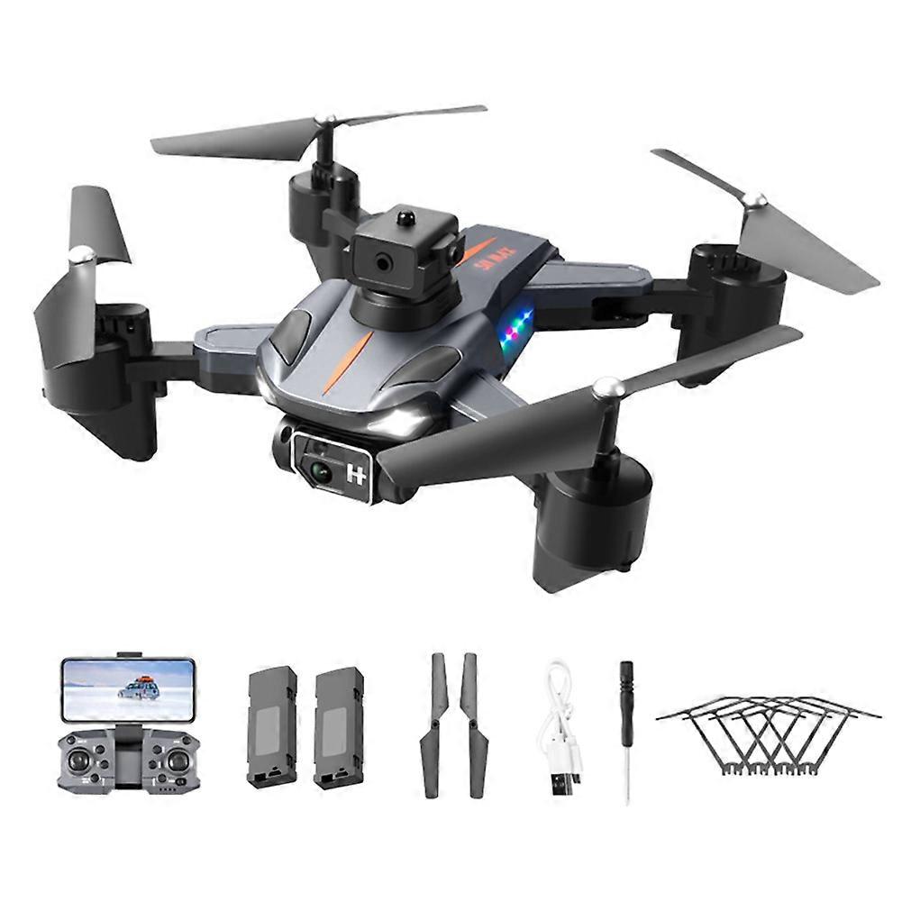 8K HD Dual Camera Drone Remote Control Airplane Toys with Automatic Obstacle Avoidance Function for Gift 2Pcs Battery