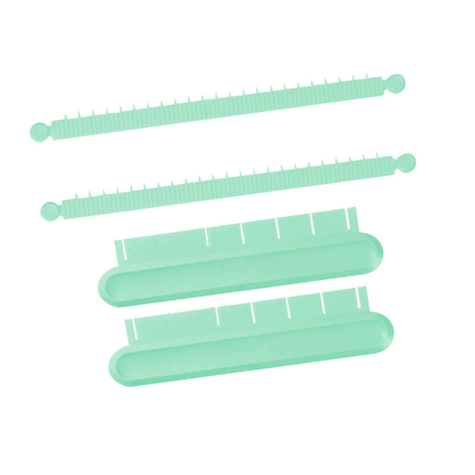 Cake Decorating Tool with Builtin Measurement Scale, Ergonomic Grip, Nordic Green Baking Accessory