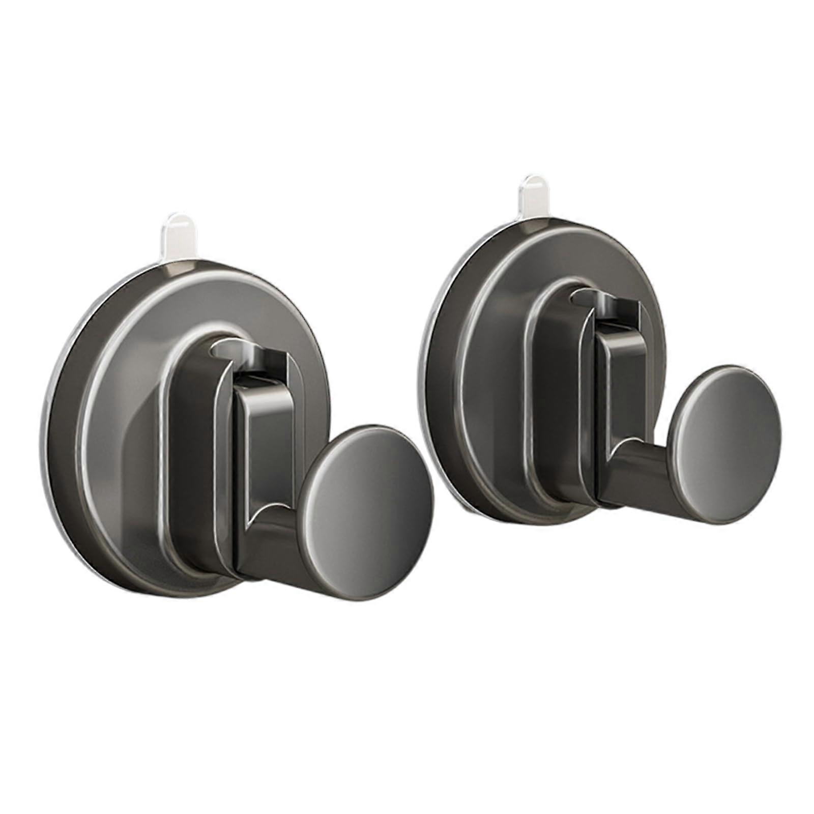 Suction Cup Hooks Heavy Duty Shower No Drill Wall Hooks for Bathroom Kitchen Towel Storage Rustproof