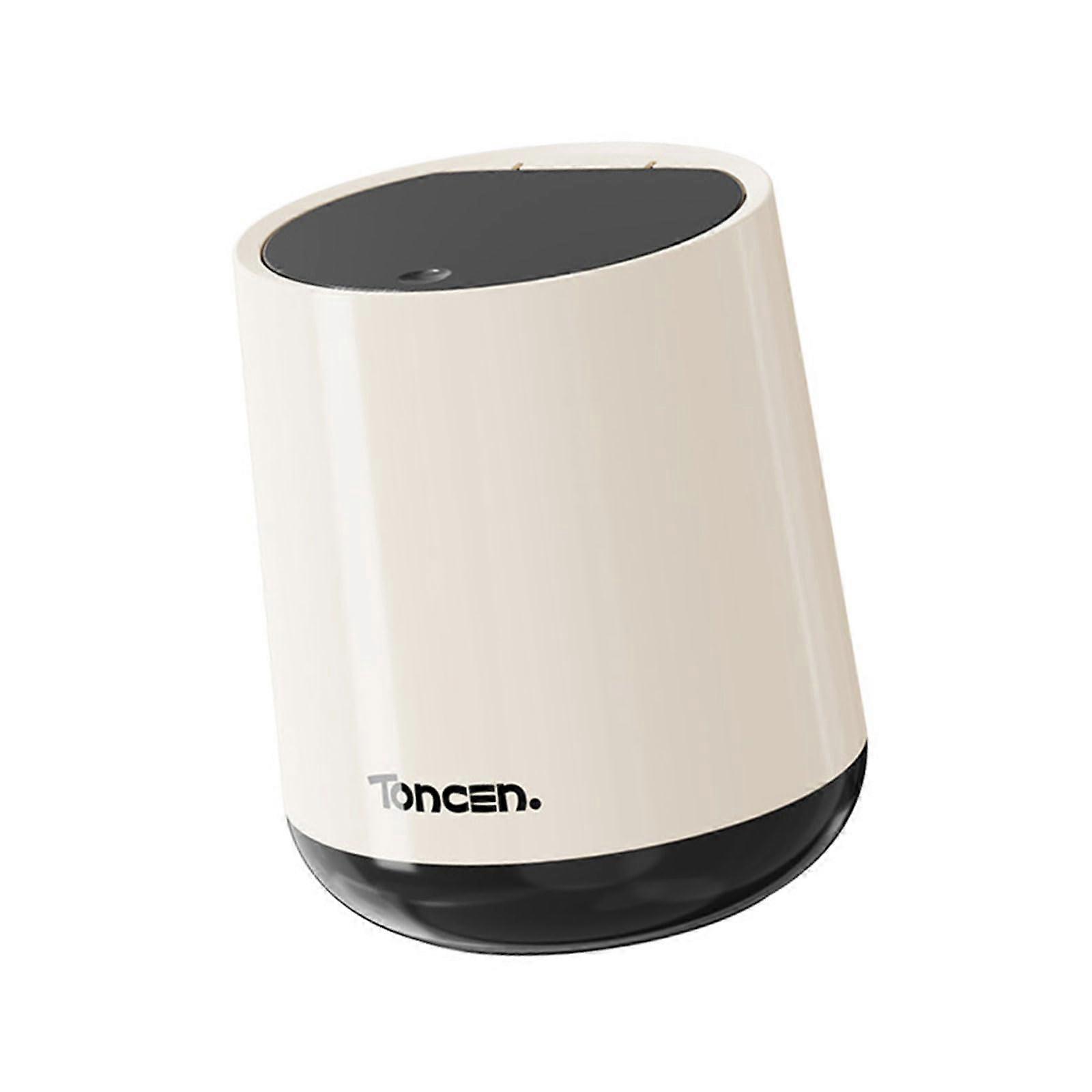 Tabletop Trash Can with Press Lid, Compact Desktop Garbage Bin for Office, Bedroom, Kitchen