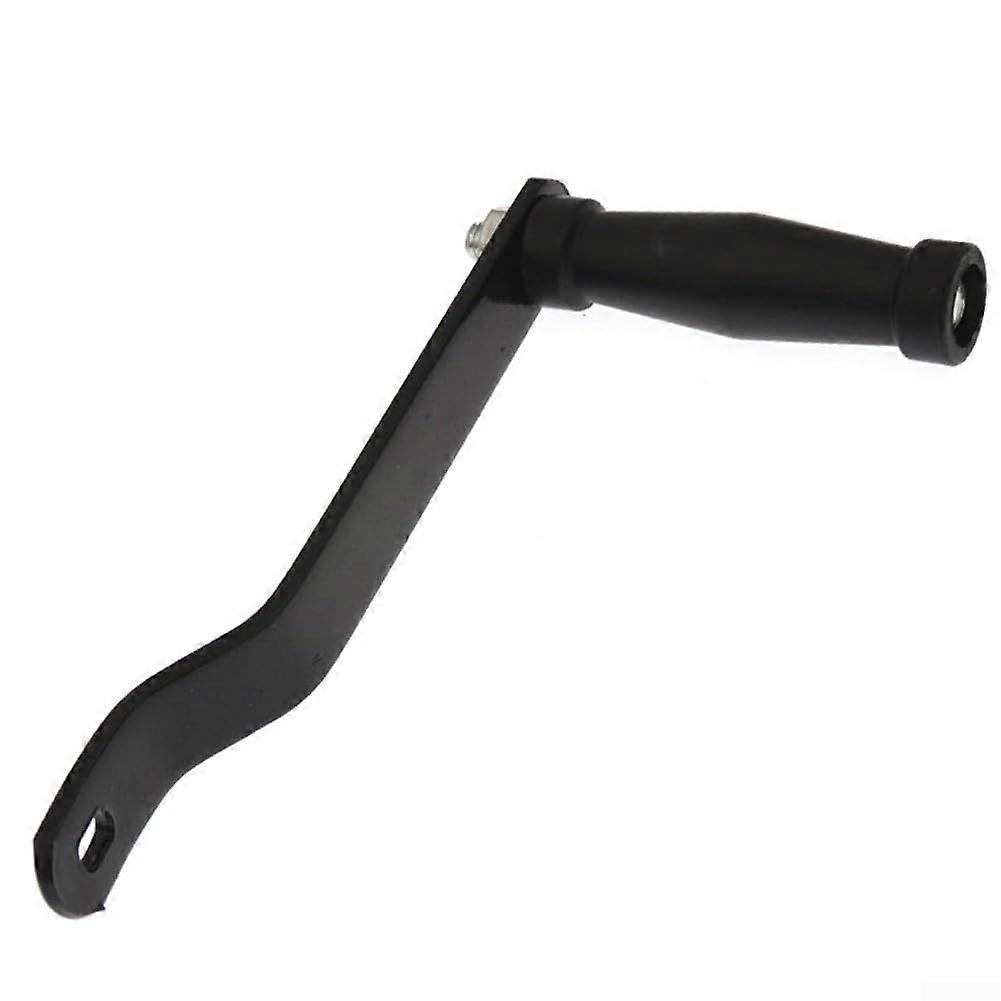 Boat Winch Handle with Ergonomic NonSlip Grip, RustResistant Black Trailer Winch Replacement
