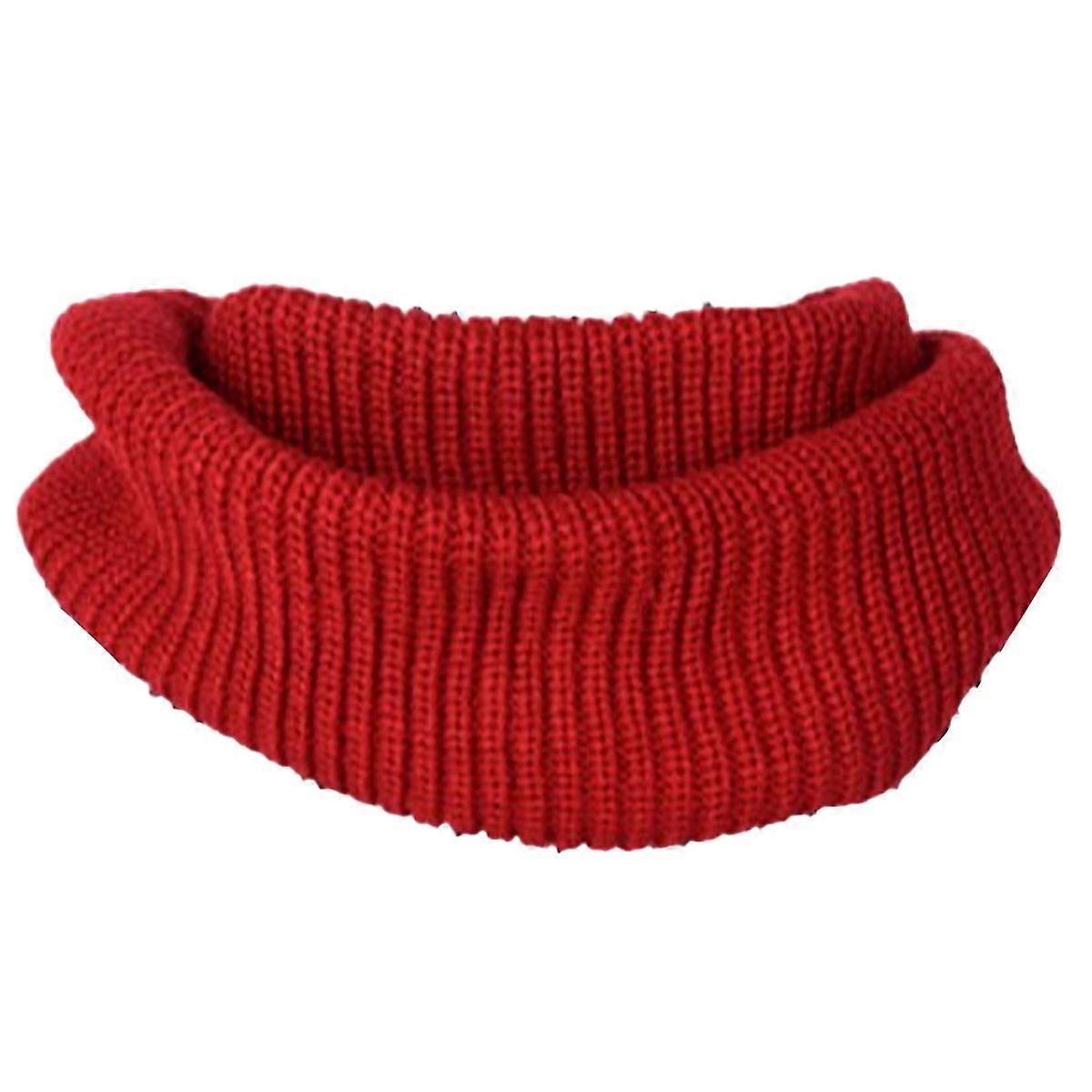 Strikket skjerf med sløyfe Chunky Infinity skjerf vinter