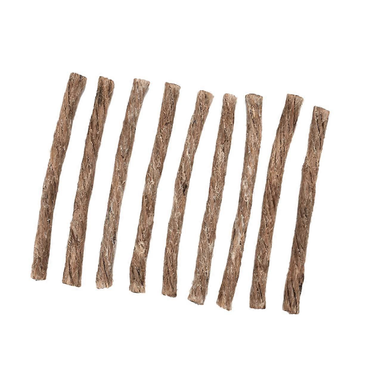 20pcs Beeswax Fire Starter Rope for Campfires and BBQ, Quick Easy Ignition, WindResistant Flame