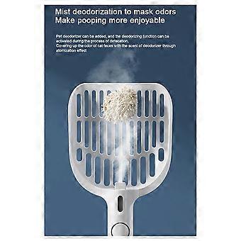 Spray luktfjernende kattesandspade, støvtett tofufuktende jordsandspade ekskrementerartefakt kattesandskje