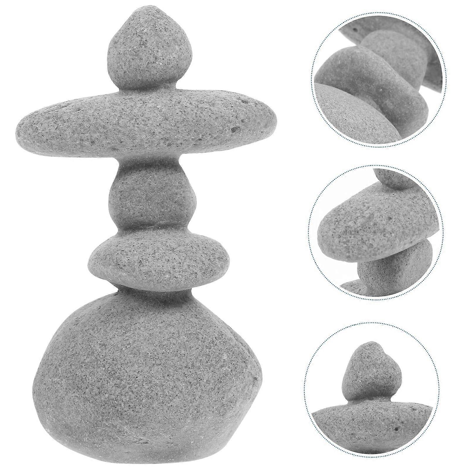 Stacking Stone Rock Ornament Scenery Simulation Rockery Micro Landscape Accessory