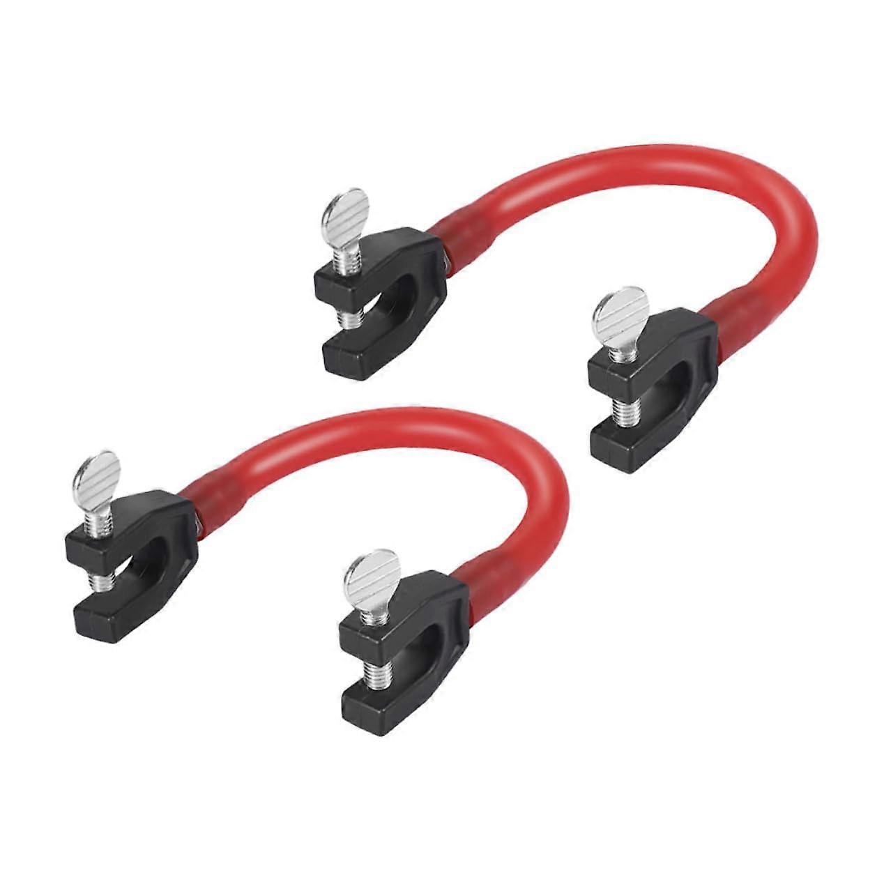 2 Pcs Ski Board Connector Red Durable Snowboard Training Aid for Beginner Safety and Stability