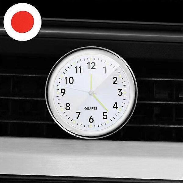 Car Electronic Clock, Adhesive Installation, 4cm Diameter, Vehicle Mini Clock
