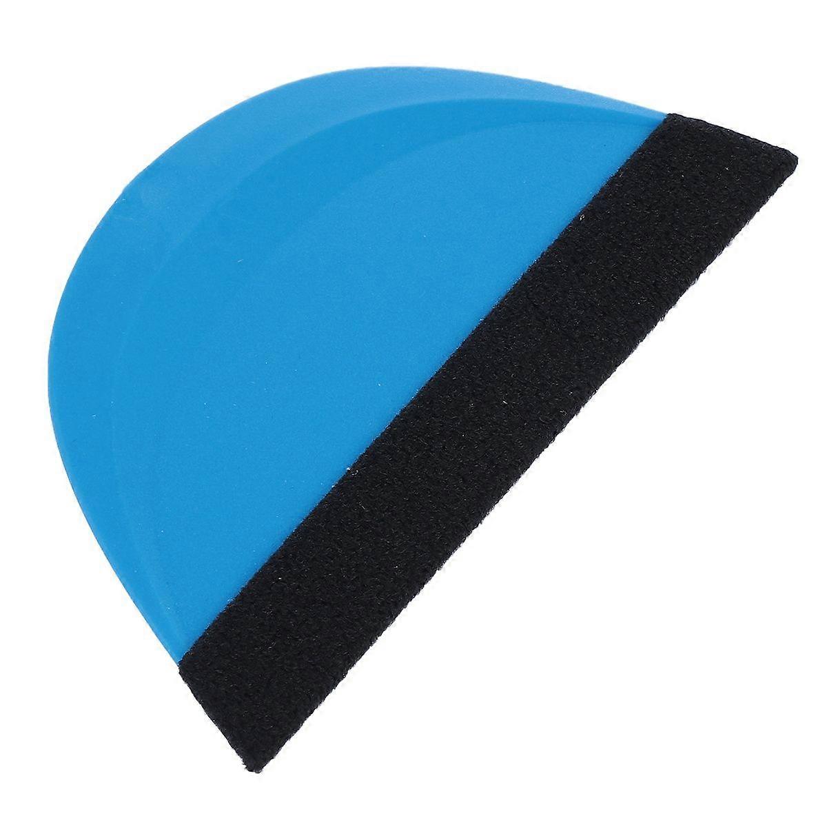1Pc Plastic Felt Squeegee Semicircular Car Vinyl Scraper Decal Applicator