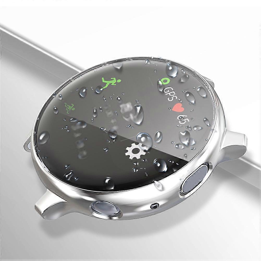 Electroplate Anti-Scratch Watch Shell Protective Frame Cover for Active 2