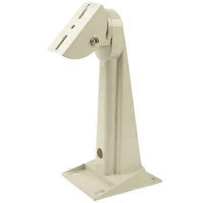 Durable Aluminum CCTV Camera Mounting Bracket Beige, 12kg Load Capacity Adjustable Wall Mount
