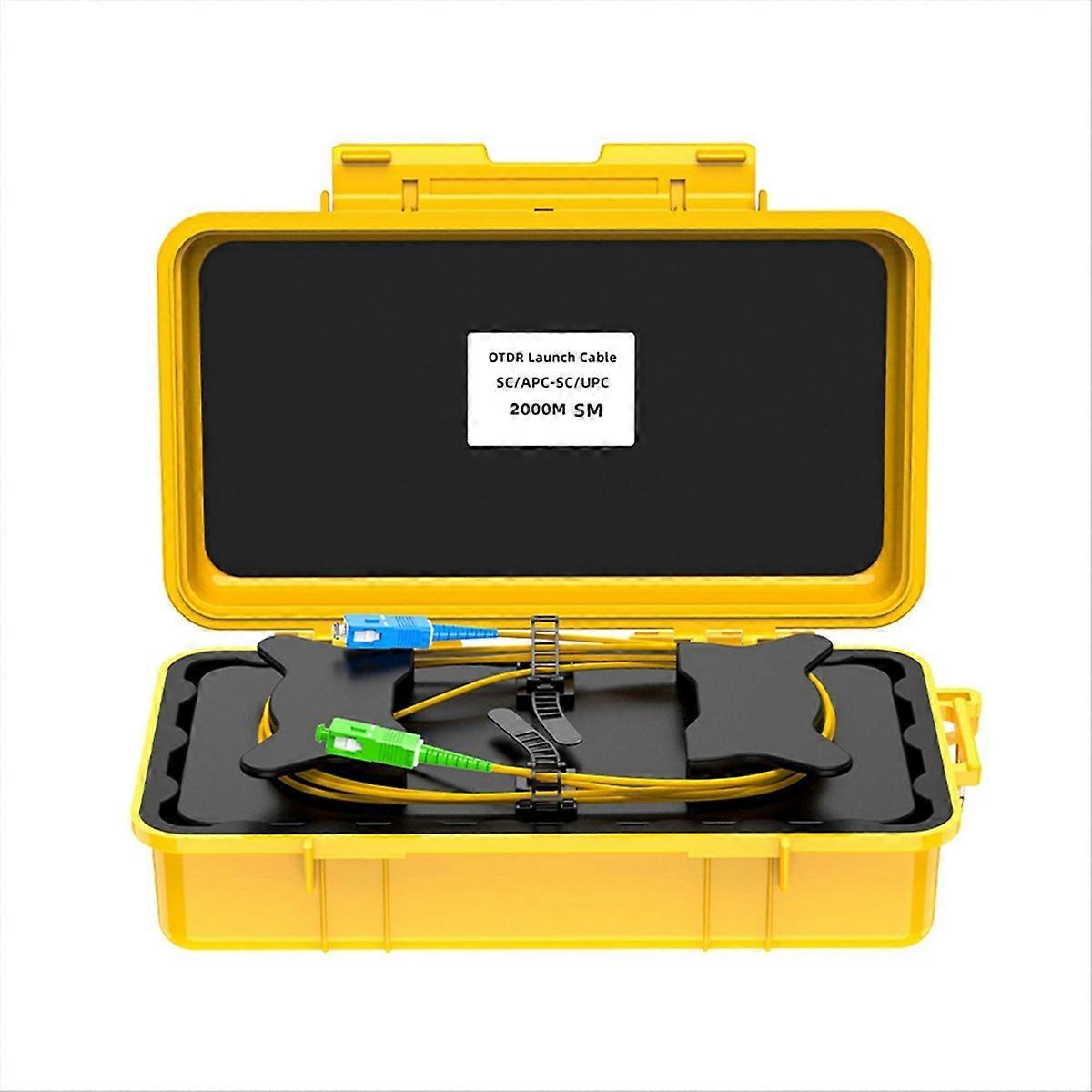 Rings Fiber Optic OTDR Launch Cable Box 2km SC/-SC/UPC