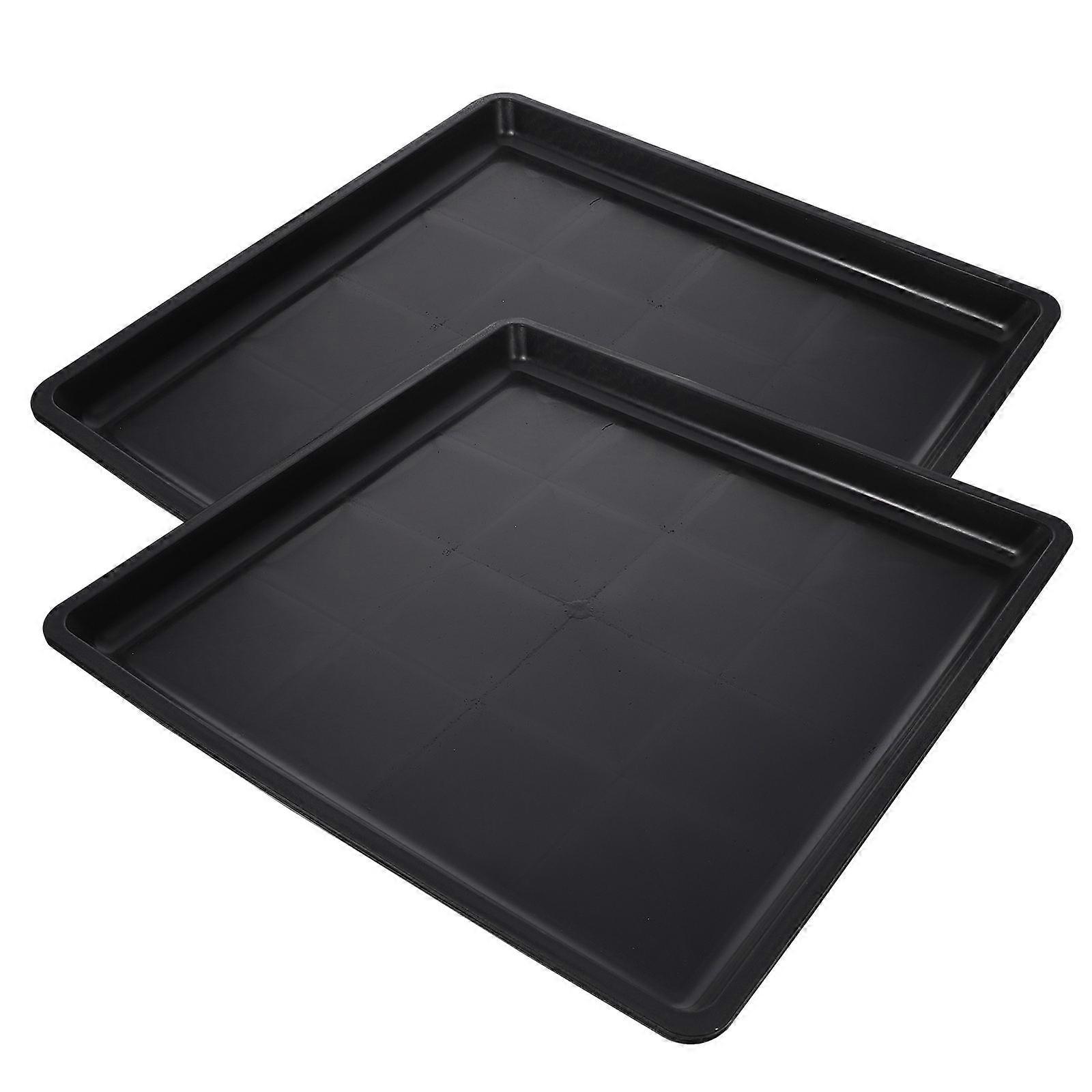 Kennel Tray Pet Pet Owners Blue Rustproof 2Pack