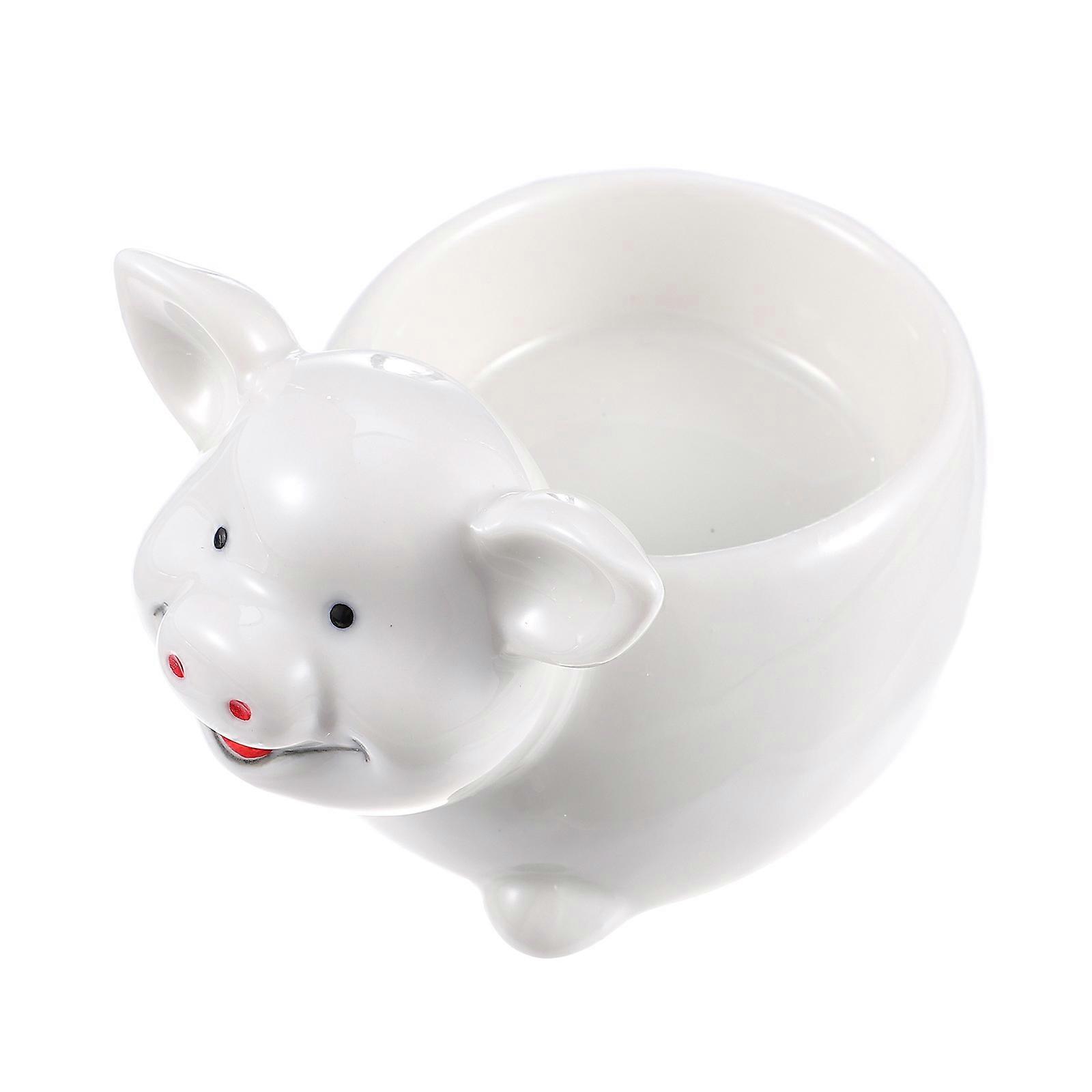 Ceramic Breakfast Bowl Animal Shape for Storage 1Pcs Food Container