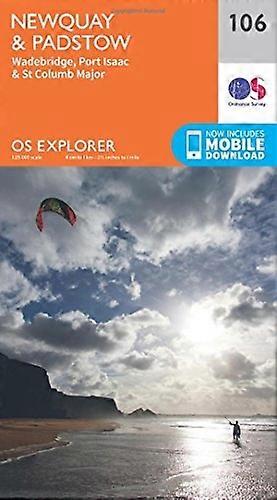 OS Explorer Map (106) Newquay und Padstow