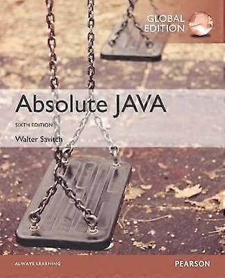 Absolute Java Global Edition