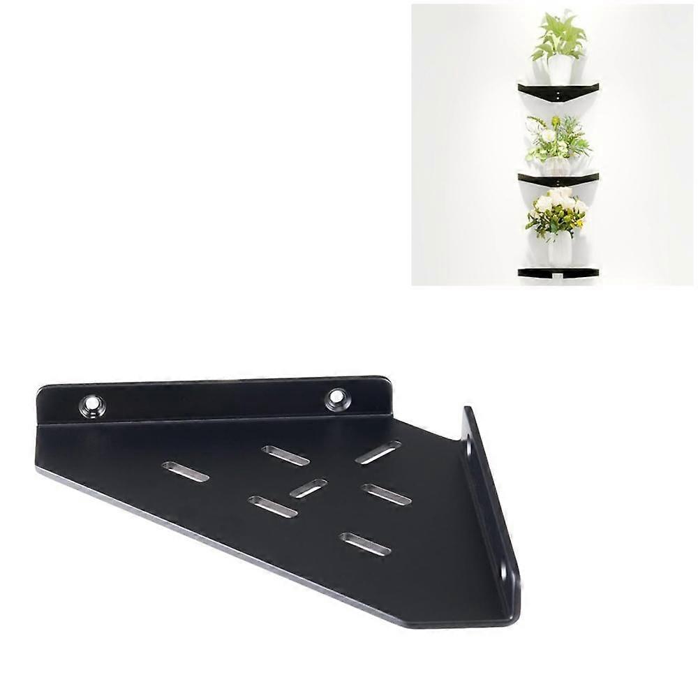 Wall-Mounted Acrylic Corner Shelf Triangular Storage Rack