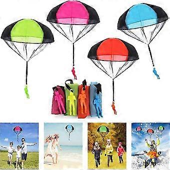 Fallschirm Spielzeug Kinder, Fallschirm Kinder Fallschirmspringer Spielzeug, Outdoor Flugspielzeug fr Kinder (4pcs) CS fast
