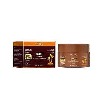 Ouhoe Golden Shimmer Tanning Gel - Gentle And Moisturizing For Summer Outdoor Beach Use, Enhances Sun-Kissed Wheat Skin Tone