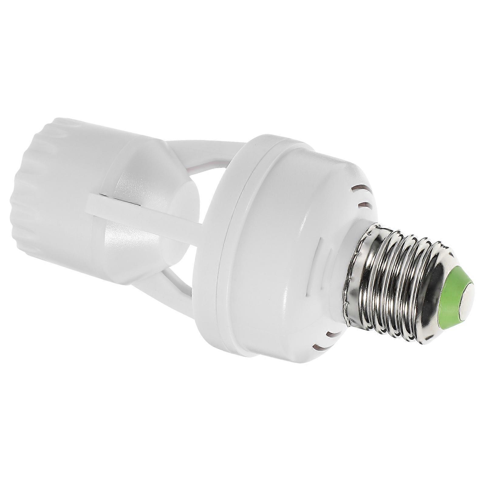 E27 Infrared Sensor Light Holder Bulb Socket for Home Use 4Pcs Pack