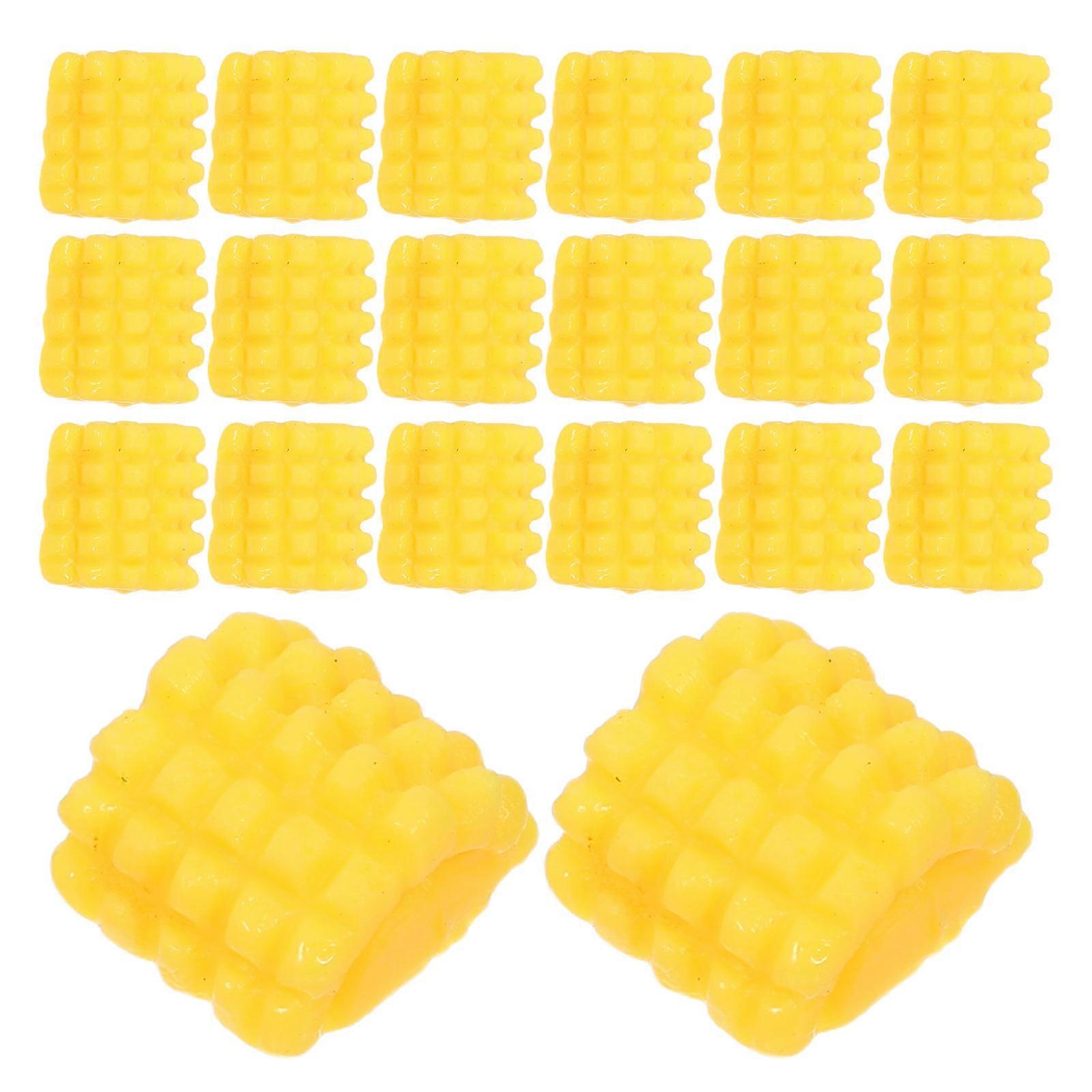 Flatback Corn Charms Simulated Corn Charms for Decoration 50Pcs