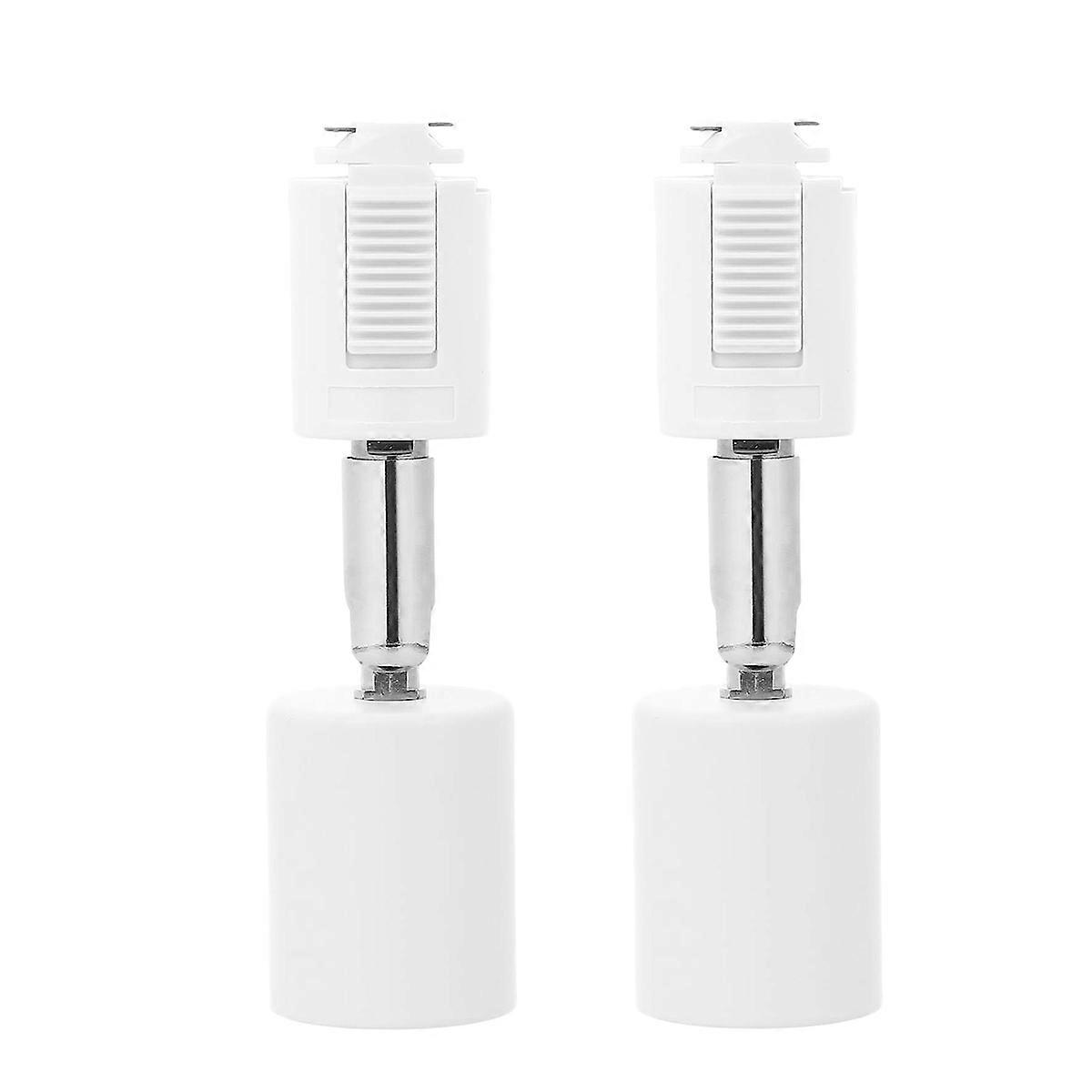 LED Track Light Holder for Illumination with 2Pcs E26 Ceiling Spotlights