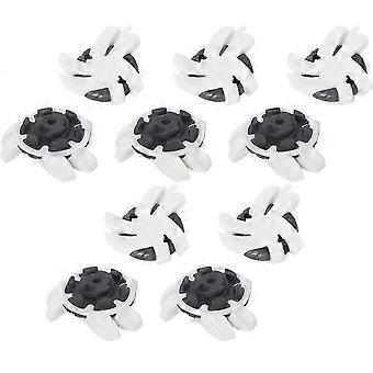 10 unidades de tacos de repuesto Quick Twist para zapatos de golf y cricket.