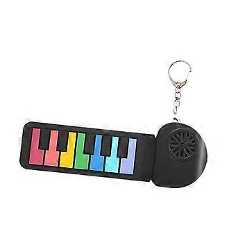 Färgglad liten elektronisk keyboardnyckelring, en present till pianolärare, musikälskare och tonåringar, dbIAOS