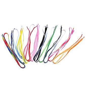 Colorful Gradient Shoelaces Flat Casual Shoes Laces for Decoration 11Pairs
